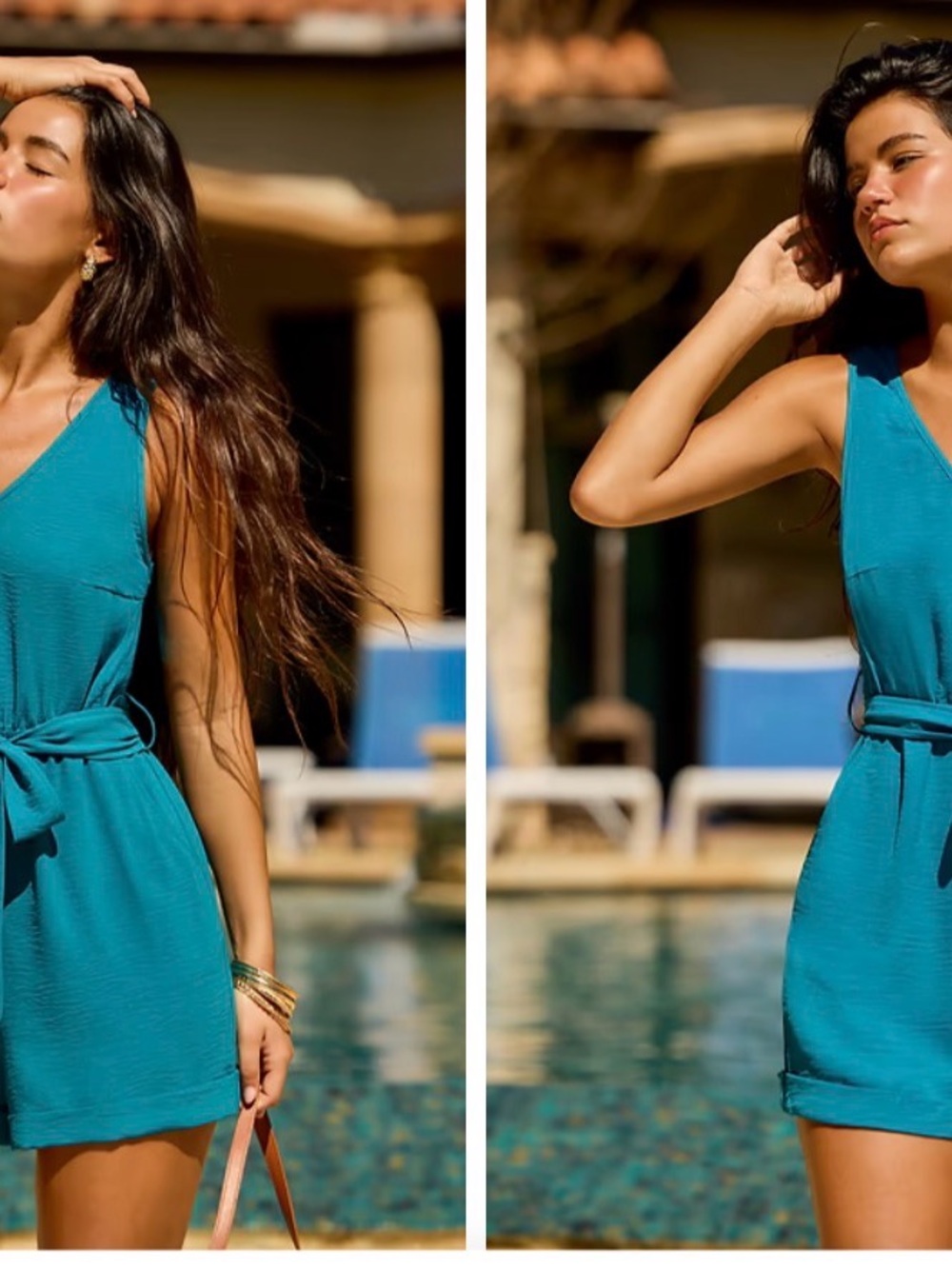 Cupshe Blue Romper